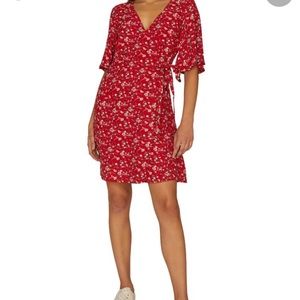 Sanctuary Girl on Fire Faux Wrap Dress, M